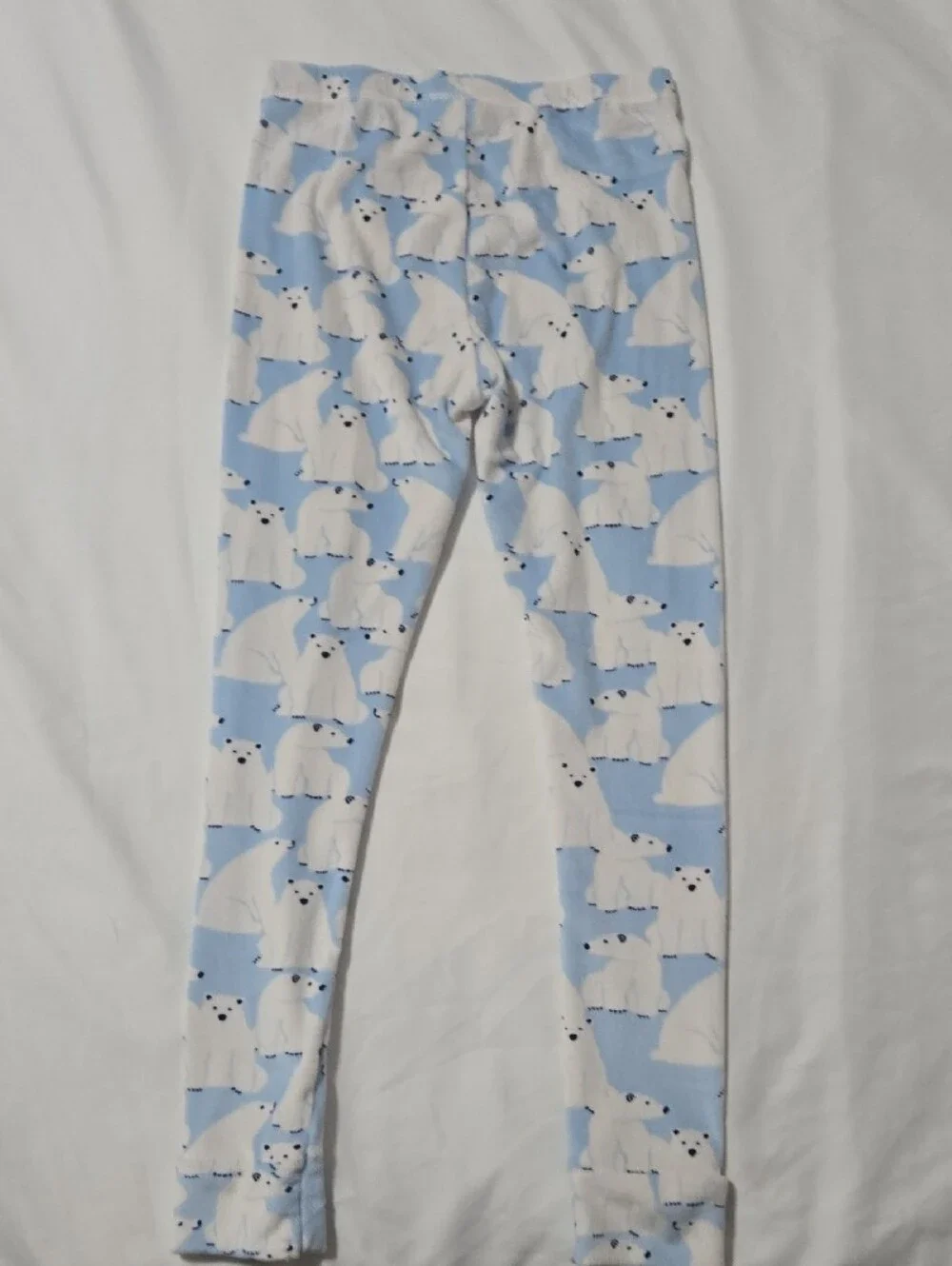 Wondershop Plush Polar Bear Print Long Sleeve Pajama Set - Light Blue